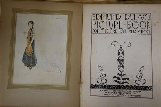 Sixteen books: Edmund Dulac, Cecil Beaton etc